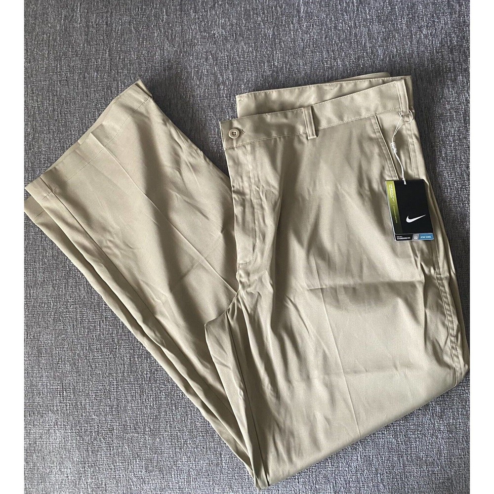 NWT NIKE MEN’S GOLF STANDARD DRI FIT TAN PANTS SZ 40x32
